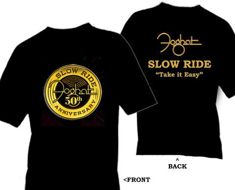 Slow Ride 50th Anniversary T-Shirt - PRE ORDER - Ships Mid March!